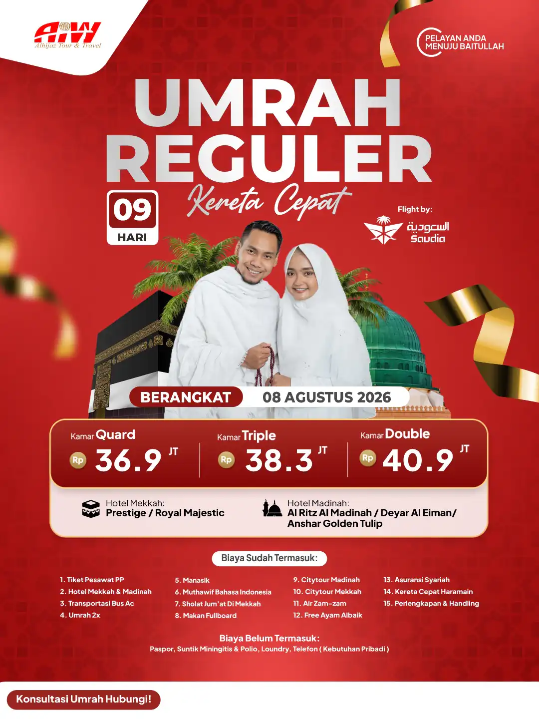 UMROH REGULER 9HR (KERETA CEPAT)