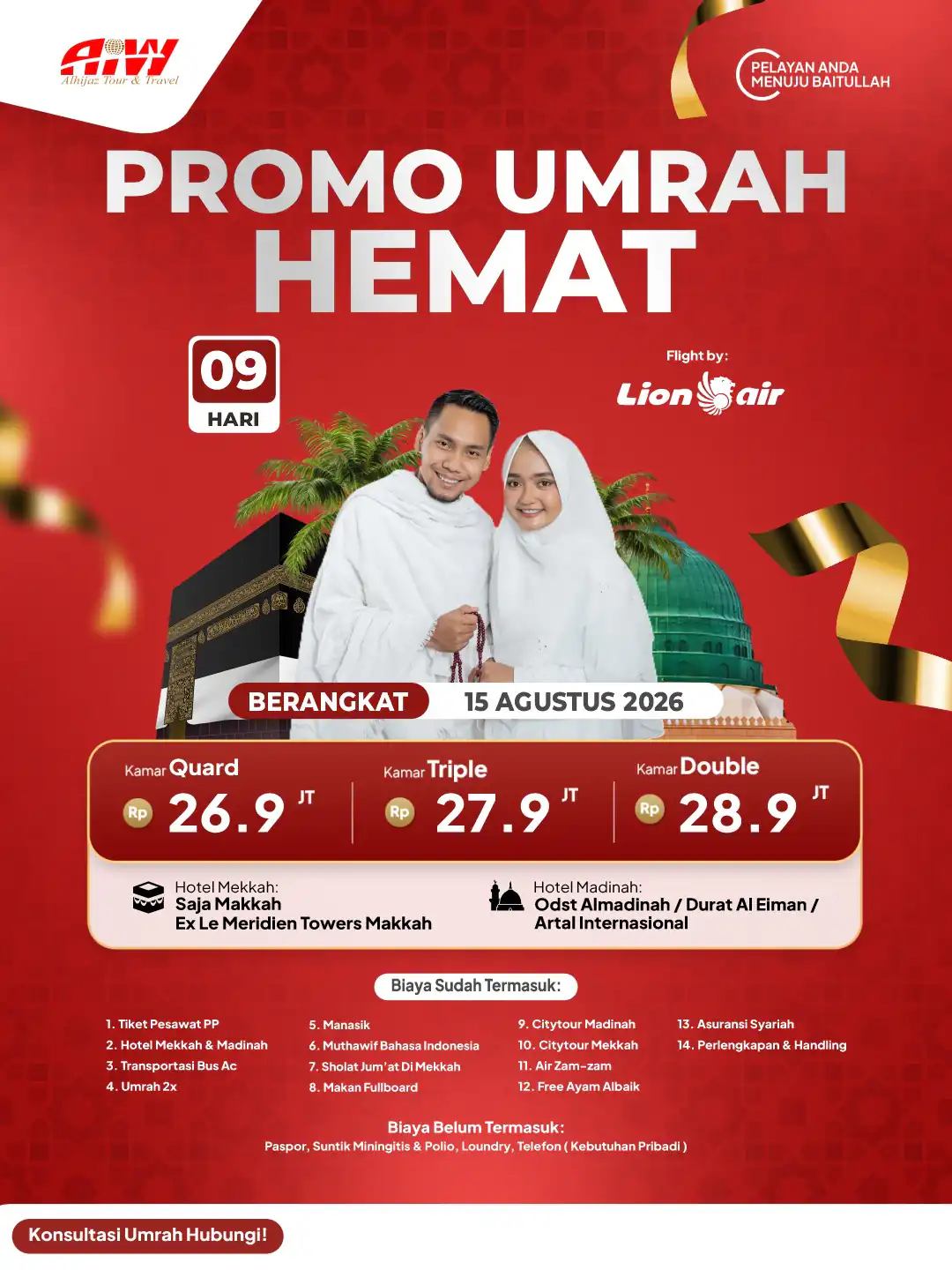 PROMO UMROH HEMAT 9 HARI